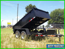 2024 Down To Earth New 6 X 10 Economy Dump Trailer 7k Powerup Down 2ft Sides