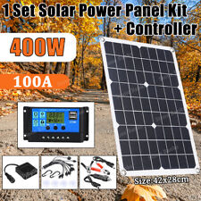 400w Watt Flexible Solar Panel 12v Mono Home Rv Rooftop Camping Off-grid Power