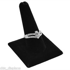 Black Velvet Single Ring Jewelry Display Stand Holder One Finger Stand 2 38h