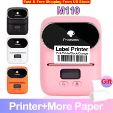 Phomemo Label Maker Machine Thermal Bluetooth Mini Label Barcode Printer Lot