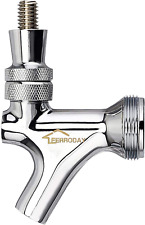 Stainless Steel Core Draft Beer Faucet Polished Brass Beer Faucet For Keg Tap