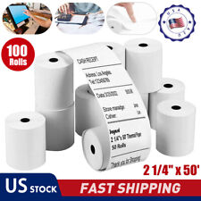 Thermal Paper 100 Rollscase Credit Card Receipt Pos 2 14 X 50 Paper