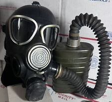 Vintage Soviet Russian Military Pmk-2 Gas Mask W Ext Hose Filter Pmk 2 -