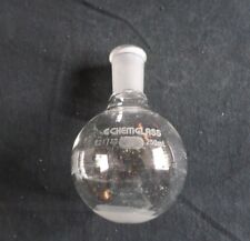 Chemglass 250ml Glass Heavy Wall Round Bottom Distilling Flask 2440 Cg1506 Fair
