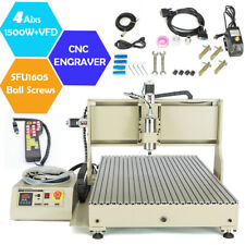 Usb 1.5kw 4 Axis 6090 Cnc Router Engraver 3d Cutter Engraving Milling Machinerc