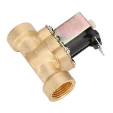 G12 Female Thread Normally Open Brass Solenoid Electromagnetic Valve Spare Nc3