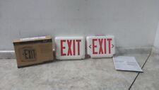 Dual-lite Evcurw 120277vac Led Exit Sign With Emergency Lights C