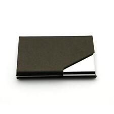 Metal Pu Leather Pocket Card Holder - Slim Business Id Credit Card Case Wallet