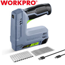 Workpro 2-in-1 Electric Cordless 3.6v Staple Nail Gun 2.0ah Stapler Staples Nail