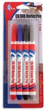 1 Set 3 Color Markers 1 Eraser Pen Ez Dupe Cddvd Multi-colors Marker Pens
