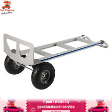 440lbs500lbs Aluminum Alloy Hand Truck Cart Heavy Duty Dolly W Rubber Wheels