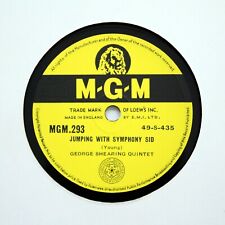 George Shearing Quintet Jumping With Symphony Sid E M-g-m 293 78 Rpm