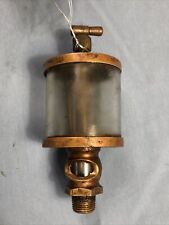 American Hit Miss Gas Steam Engine Brass Cylinder Oiler W - Vent Tube Check Ball