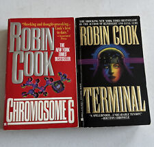 Lot Of 2 Robin Cook Medical Thriller Novels Chromosome 6 Terminal Paperback