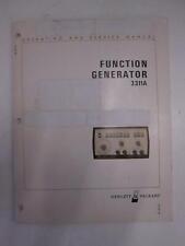 Hp 3311a Function Generator Operating And Service Manual Used