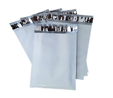 50 12x15.5 White Poly Mailers Shipping Envelopes Self Sealing Bags 2.5 Mil