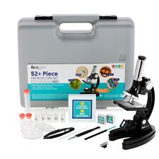 Amscope 52pc 120x-1200x Kids Starter Compound Microscope Science Stem Kit