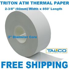 Triton Atm Thermal Receipt Paper - 8 X-large Rolls Fast Free Shipping