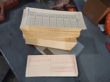 450 Time Cards Punch Employees Workers Payroll Amano Clock 2 Sided Adams 9664a
