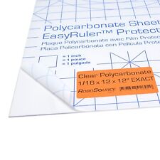 Polycarbonate Clear Plastic Sheet 12 X 12 X 0.0625 116 Exact Easyruler