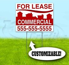 Commercial For Lease Custom 18x24 Yard Sign With Stake Usa Realtor Real Estate