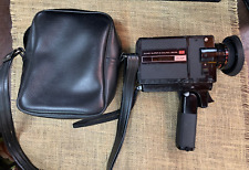 Elmo Super 8 Sound 350sl Macro Movie Camera With Carrying Case Untested