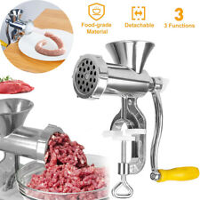 Meat Grinder Mincer Stuffer Hand Manual Filler Maker Machine Kitchen Tool