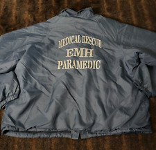 Vtg Vintage Medical Rescue Emh Paramedic Mens 2xl Xxl Blue Lined Jacket
