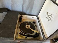 All Transistor Magnavox Stereo Portable Luggage Record Player Micromatic England