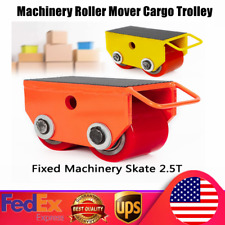 Heavyduty Machine Dolly Skate Machinery Roller Mover Cargo Trolley 2.5t 2 Roller