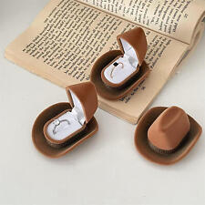Cowboy Hat Shape Display Gift Box Jewelry Case For Necklace Earring Ring