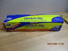 New-kirkland Signature Stretch-tite Plastic Food Wrap 750 Sq Ft-r12-1335