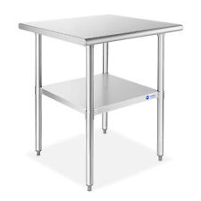 Open Box - Stainless Steel Commercial Kitchen Prep Work Table 24 In. X 24 In.