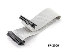 6 Inch 20-pin 2x10-pin 2.54-pitch Female 20-wire Idc Flat Ribbon Cable Fr-2006