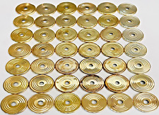 Trophy Parts Gold 2 Metal Spacers For Toppers Or Column Ends 42 Pieces