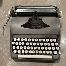 Smith-corona Sterling Portable Typewriter - Gray Color Vintage