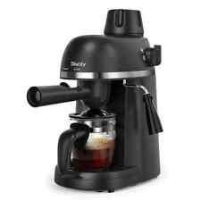 Sboly Coffee Maker Steam Espresso Bar Machine With Milk Frother 1-4 Cup Steam