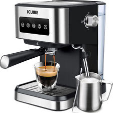 Espresso Machine With Milk Frother 20 Bar Pump Pressure Coffee Machine 1.5l50