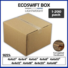 4 Corrugated Cardboard Boxes Shipping Supplies Mailing Moving - Choose 8 Sizes