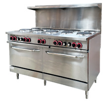 Commercial Electric Range Stove 10 Burners With Oven
