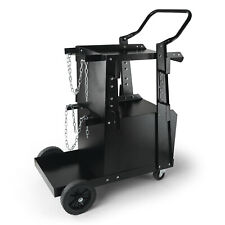 Vevor Welding Cart 2-tier 265lbs Welder Cart With Anti-theft Lockable Cabinet