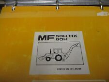 Massey Ferguson Mf 50h Hx 60h Backhoe Loader Parts Manual Book