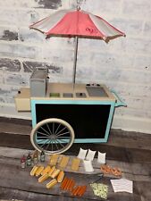 Our Generation Hot Dog Cart Play Food Accessories For 18 Dolls Retro Collect