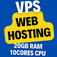 Vps Web Hosting With 20gb Ram 10cores Cpu Ssd Storage And Unlimited Bandwidth