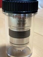 Olympus Splan 100 1.25 Oil 1600.17 Bh2 Microscope Objective Used From Japan