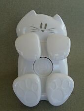 Post-it White Kitty Cat Shaped Pop-up Note Dispenser Paper Weight 3x3 Note Size