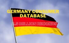 2.5 Million B2b Germany Database Verified Email List