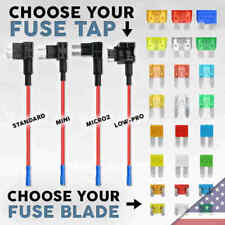 Add-a-circuit Blade Fuse Tap Standard Mini Micro2 Low-profile Blade Adapter Kit