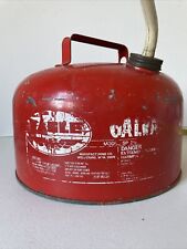 Vintage Eagle 2.5 Gallon Gas Can Red Galvanized Gasoline Can Model Sp-2 12