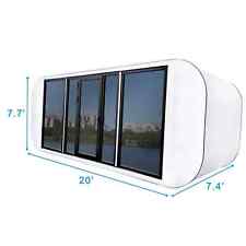 20ft Outdoor Modern Mobile Pod Apple Cabin Prefab Tiny Container House Office